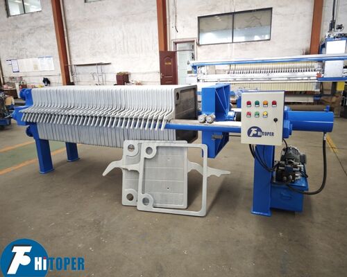 Cast Iron High Temperature Plate Frame Filter Press For Ceramics Separation
