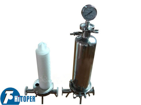 Durable Cartridge Filter Housing Supporting Multiple Core Filter Elements and High Flow Rates for Liquid Purification