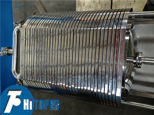 304/316L Stainless Steel Plate And Frame Filter For Solid-Liquid Separation With Thread-Like Structure