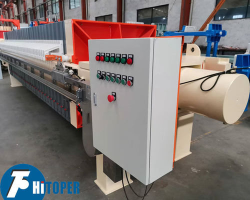 Pressa a filtro a membrana attrezzature industriali per la separazione di liquidi solidi e la formazione di torte a bassa umidità con potenza motrice di 4 kW