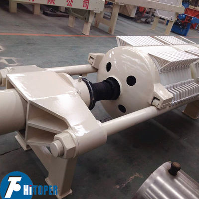 Filtropressa a Piatti Rotondi con Piatti Filtranti in PP Rinforzato e Sistema di Pressatura Idraulica per la Separazione di Fanghi Industriali