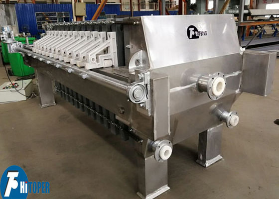 Pressa di filtraggio in acciaio inossidabile industriale con precisione di filtraggio da 200 mesh a 0,22 micron per applicazioni chimiche fini