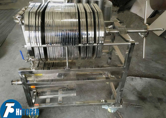 Filtro industriale a piastre e telai con design multistrato in acciaio inossidabile 304 e 316L per processi di separazione solido-liquido