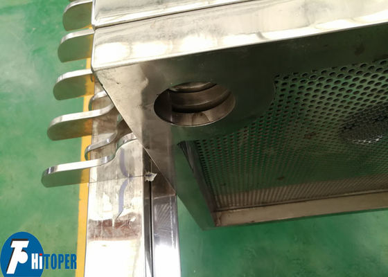 Pressa di filtraggio in acciaio inossidabile versatile per la filtrazione di olio commestibile con piastre da 450 mm e diversi filtri di carta e membrane